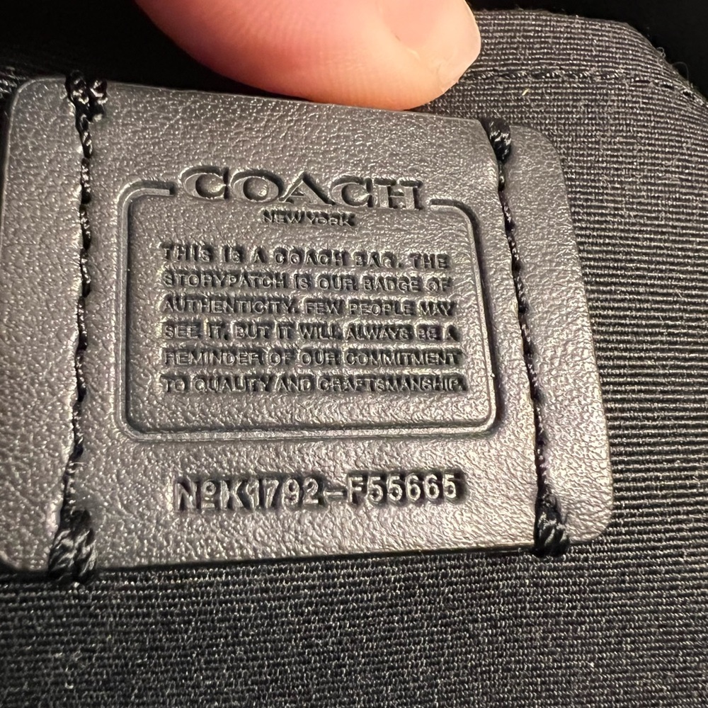 Coach matte black mini Blake - image 4